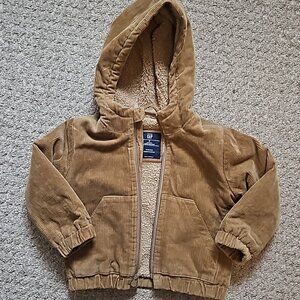 Baby Gap Corduroy Sherpa-lined Jacket size 2T